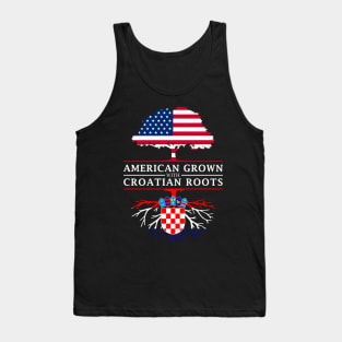 American Grown With Roots Croatia Tank Top